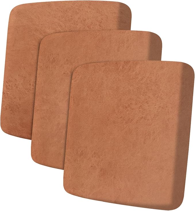 ANARACHON Leather Look Couch Cushion Covers Sofa Seat Slipcovers Sets Couches by ANARACHON
