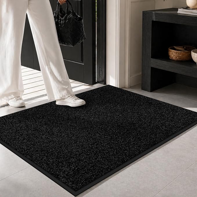 Super Absorbent Front Door Mat, Non-Slip Washable Indoor Doormats, Low Profile - Image 2