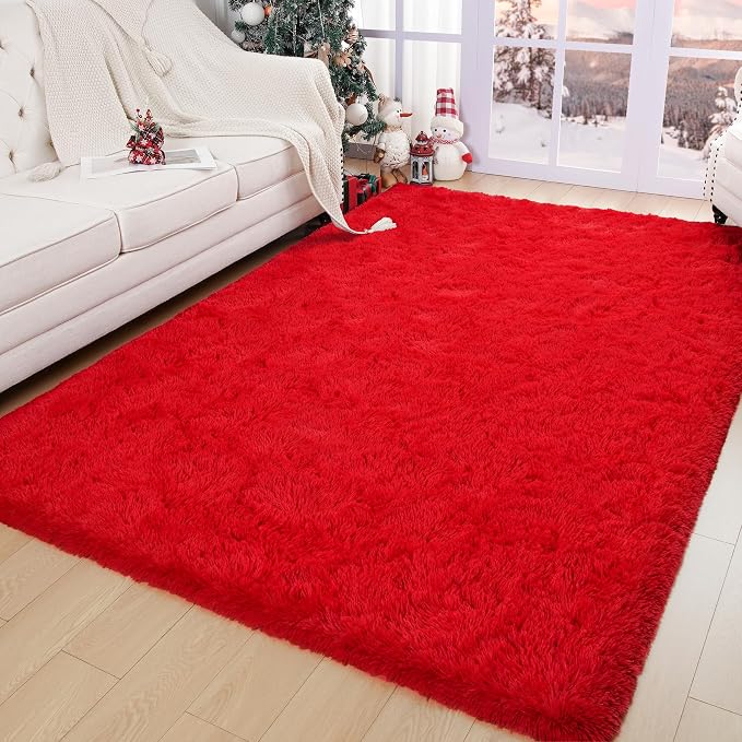 Chicrug Soft Area Rugs for Bedroom Living Room Plush Fluffy Rug 3x5 | Shag - Image 5