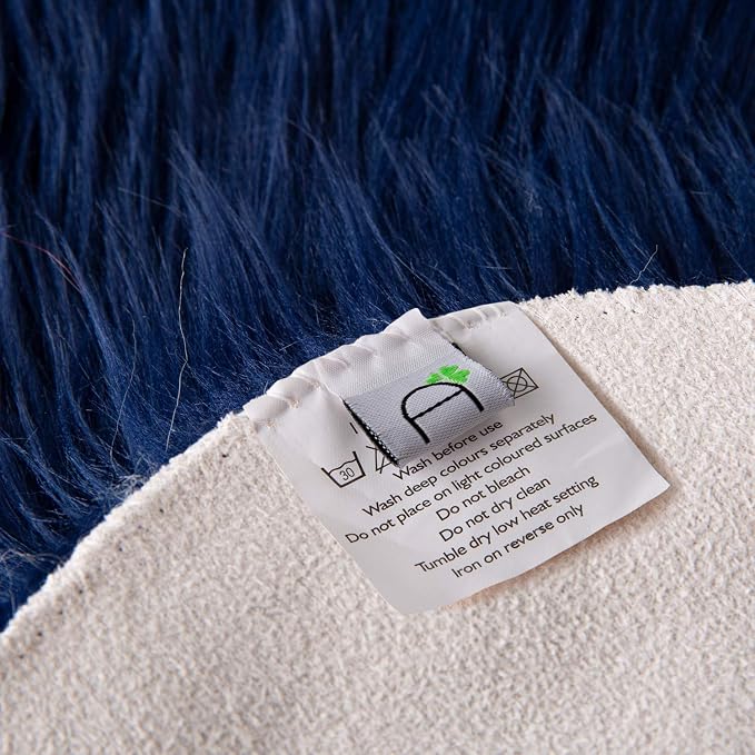 Ashler Faux Fur Rug, Fluffy Shaggy Area Rug Ultra Soft 2 x 3 Feet Sheepskin Fur - Image 7