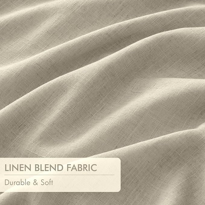 MIULEE Burlywood Birch Pinch Pleated 100% Blackout Curtains 40x90 Inches | Room - Image 6
