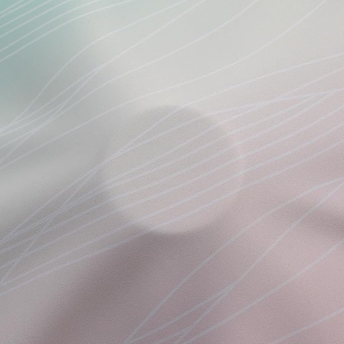 Pink and Teal Ombre Blackout Curtains - Image 8