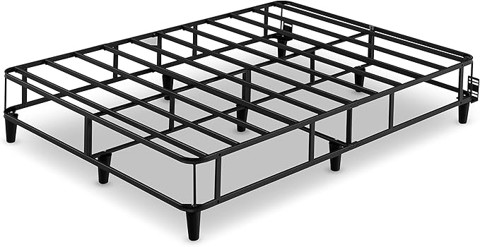 ZINUS Keenan Metal Mattress Foundation, Standing Box Spring, Headboard Brackets Included, Easy Assembly, King