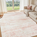 Pink Washable Rugs 8x10 Area Rugs by Srugn