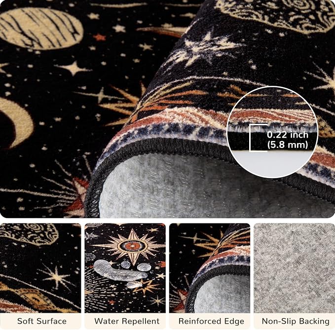 Vacuum-Friendly, 2x10 Washable Area Rug - Image 3