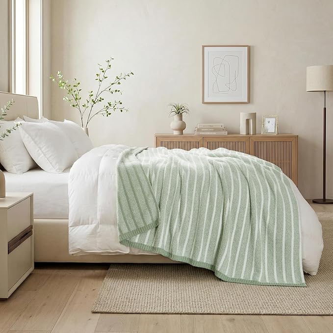 Snuggle Sac Sage Green Bedding Blanket Twin Size 60x80 | Ultra Soft, Warm Cozy - Image 6