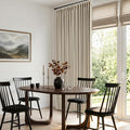 Oatmeal Beige Extra Wide Blackout 60 x 102 Inch Pinch Pleat Curtain 1 Panel | by Twodrapes