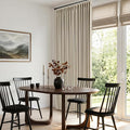 Oatmeal Beige Extra Wide Blackout 60 x 96 Inch Pinch Pleat Curtains 1 Panel | by Twodrapes