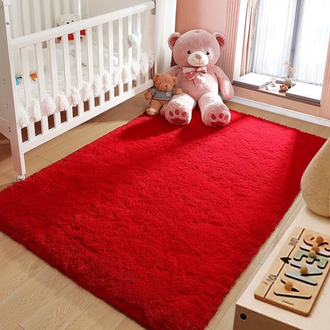 LOCHAS Area Rugs Fluffy Living Room Carpets - Image 6