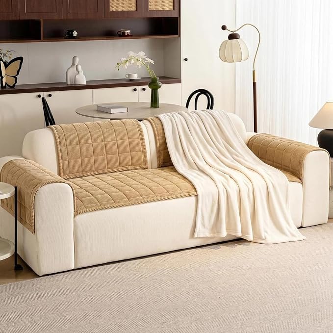 Couch Covers for Dogs Washable, Non Slip Couch Covers for Loveseat Sofa Pet - Image 4