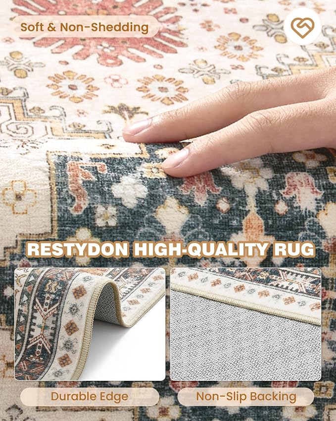 Kitchen Runner Rug Non Slip Washable Rugs 2.5x8, Carpet Runner - Image 5