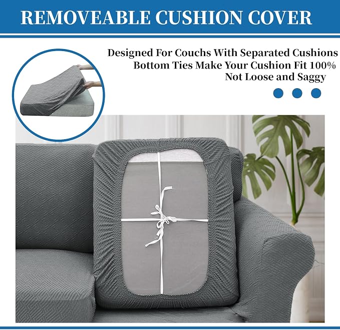 XINEAGE 2026 New 3 Pieces Couch Covers - Image 6