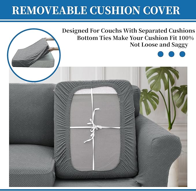 XINEAGE 2026 New 3 Pieces Couch Covers - Image 6