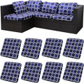 8Pcs Patio Cushion Covers, Outdoor Stretch Cushion Covers, Washable | Stretch by Unknown
