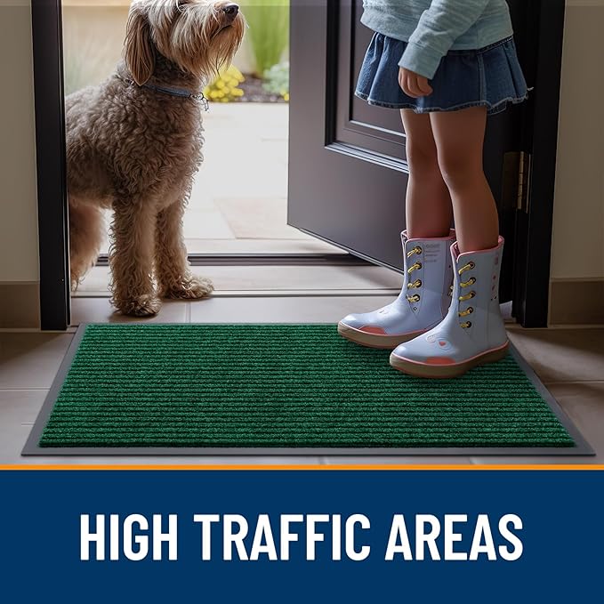 OLANLY Front Door Mat 59x40, Waterproof Heavy-Duty Indoor Outdoor Doormat | - Image 7