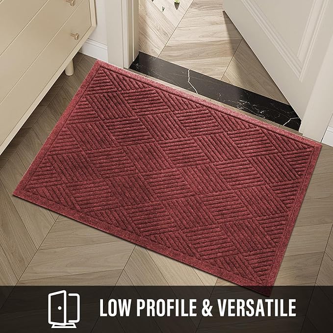 Sturdy Front Door Mat, Absorbent Muddy Dirt Resist Welcome Door Mats Outdoor - Image 6