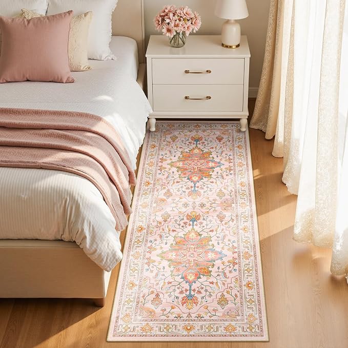 RELEANY Washable Area Rug, Runner 2'x6', Water Repellent, Pet Friendly - Image 3