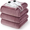 Bedsure Heated Blanket Queen Size, Dual Control Electric Blanket, 6 Heat/6 by Unknown
