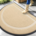 OLANLY Half Circle Front Door Mat Outside 47x32 All-Season Rubber Doormat | by OLANLY