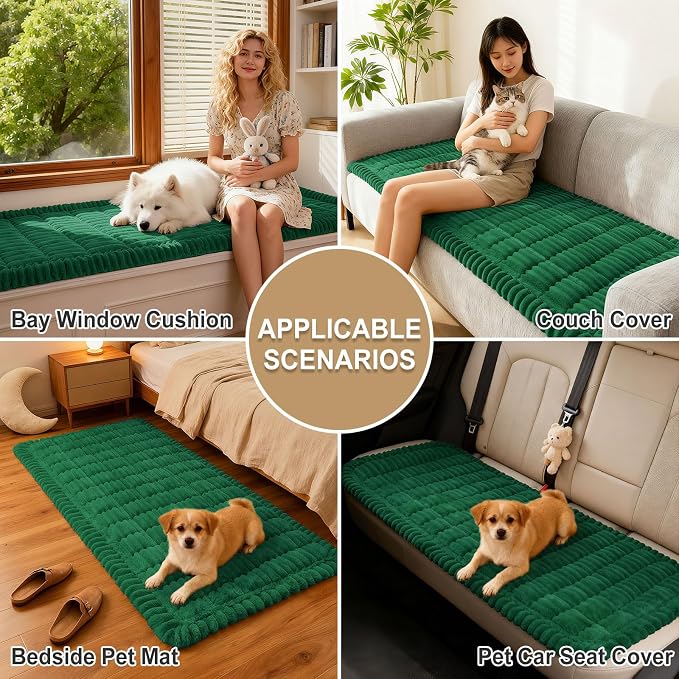 Couch Cover for Dogs, Washable Non Slip Plush Flannel Sofa Protector | Thick - Image 4