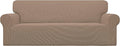 Easy-Going Stretch Oversized Sofa Couch Slipcover Washable Camel | 1-Piece by Easy-Going