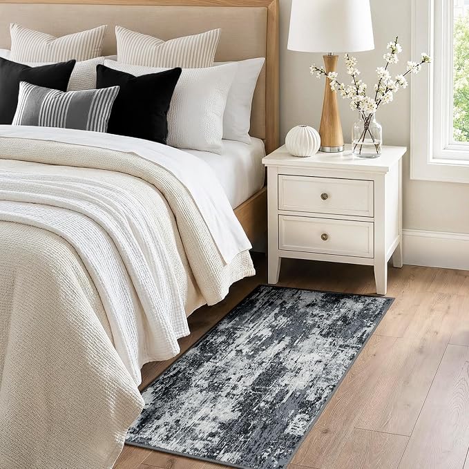 RELEANY Washable 2'x5' Abstract Area Rug - Image 3