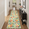 DUKINO 2x10 Runner Rug for Hallway, Washable Kitchen Rug Non Slip, Low Pile by DUKINO