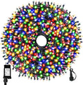 170FT 500LEDs Christmas Lights Outdoor Indoor String Lights 8 Modes Memory Function for Christmas Tree Party Decoration, 100% UL Listed (Multicolor)