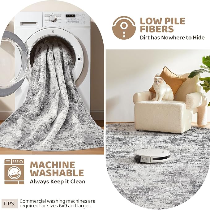 UERMEI 2x10 Washable Runner Rug - Image 7