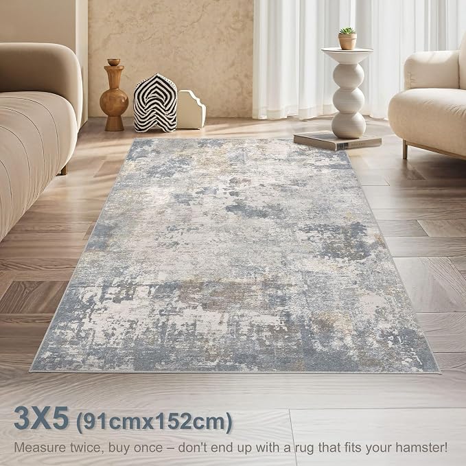 UERMEI 3x5 Area Rug Living Room Rugs - Image 4