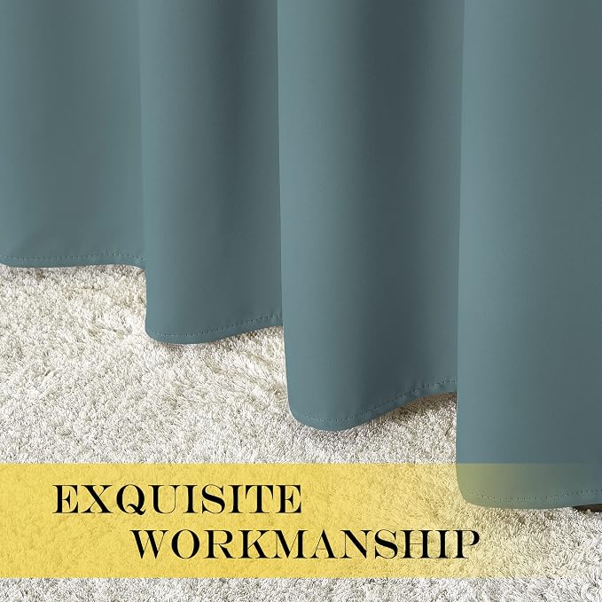NICETOWN Room Darkening Short Curtain 54 inches Long - Image 6