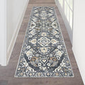 HEBE Hallway Runner Rug 2'x6', Washable Non Slip Kitchen Rug Runner | Soft Boho by HEBE