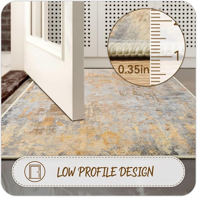 Washable 2x5 Hallway Runner Rugs - Image 4