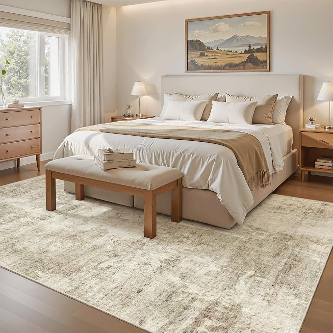 Soalmost Abstract Rug 5x8 Washable Area Rugs - Image 4