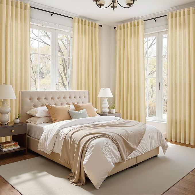Modern Farmhouse Curtains Linen - Image 8