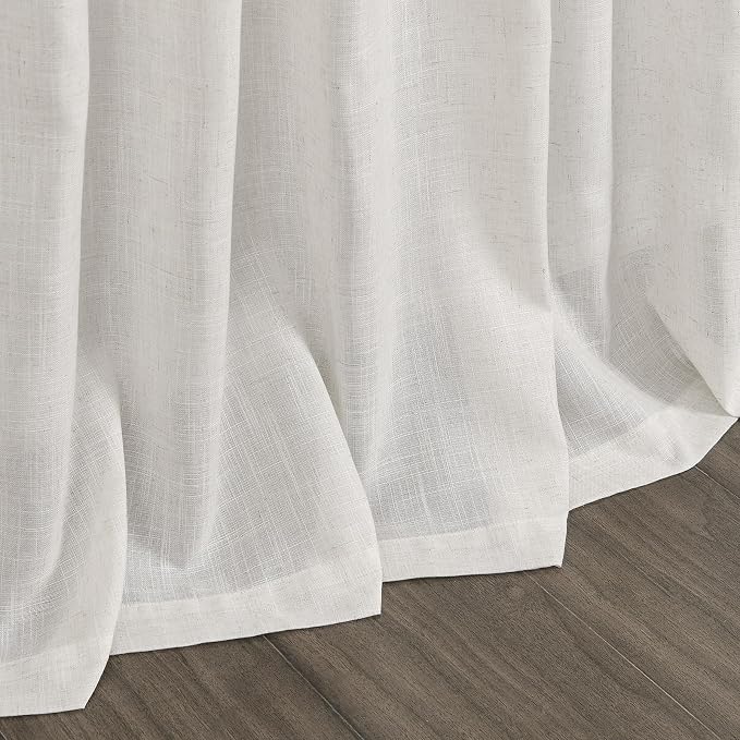 Natural Linen Curtains 80 Inch Length - Image 9