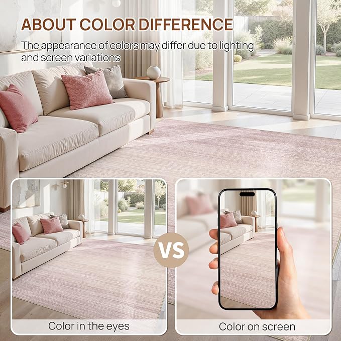 UERMEI 6x9 Washable Area Rug - Image 5