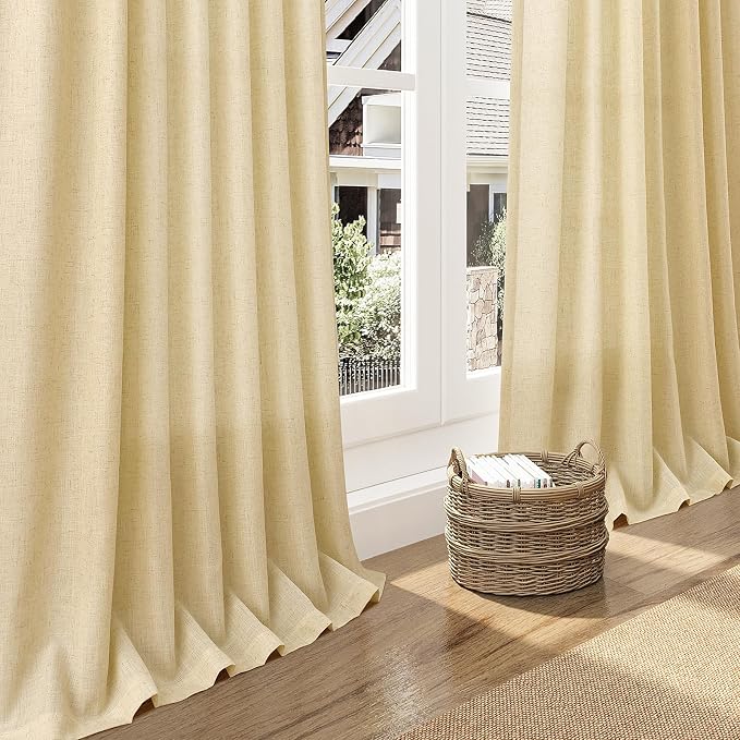 Modern Farmhouse Curtains Linen - Image 5