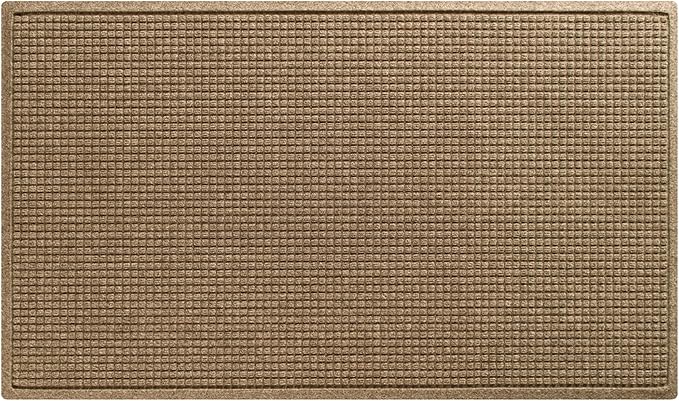 WaterHog Squares Front Door Mat Indoor Outdoor Entrance, All-Weather Mats | by WaterHog