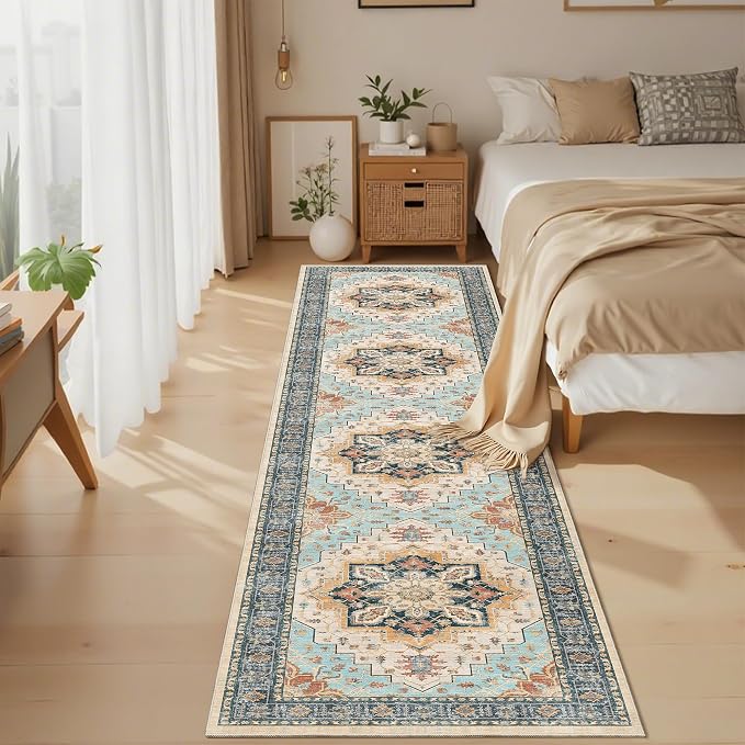 Madane Washable Runner Rugs 2x10 Long - Image 4