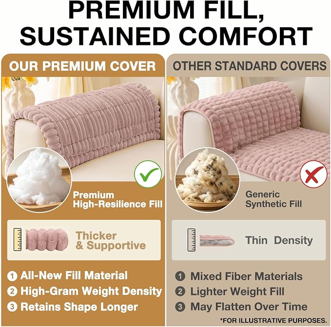 Couch Cover for Dogs, Washable Non Slip Plush Flannel Sofa Protector | Thick - Image 10