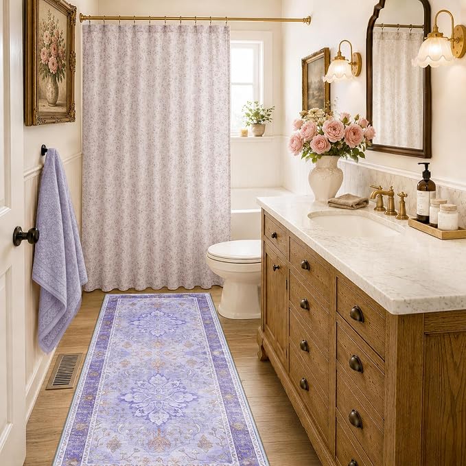RELEANY Washable Area Rug, Runner 2'x6', Water Repellent, Pet Friendly - Image 2