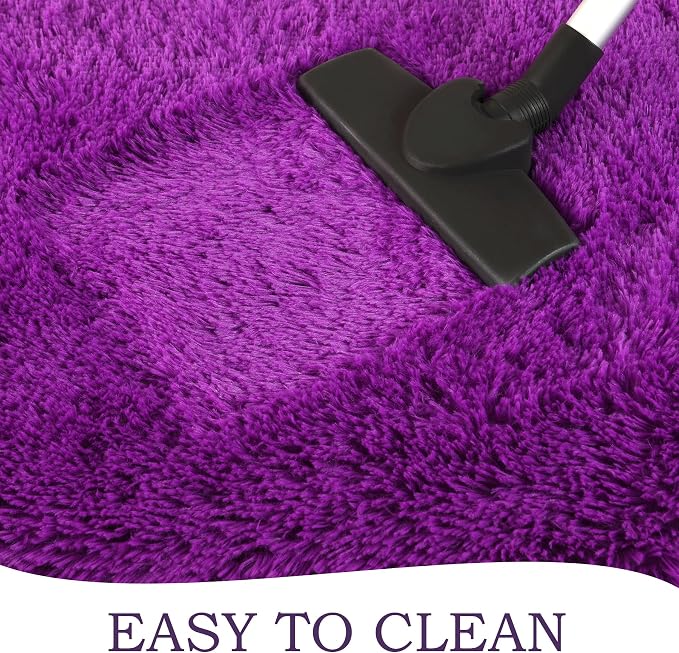 Chicrug Soft Runner Rugs for Bedroom Living Room Plush Fluffy Rug 2x6 | Shag - Image 7