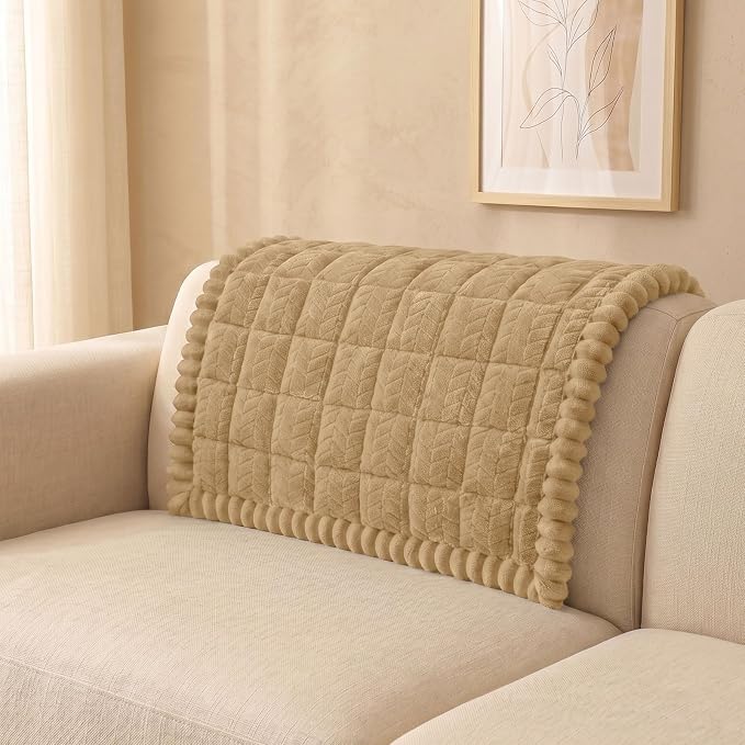 Smiry Couch Cover for Dogs, Non Slip Fuzzy Pet Sofa Arm Covers Washable | Sofa by Smiry