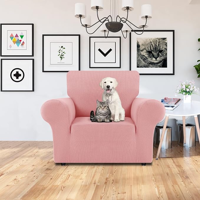 LURKA Stretch Chair Sofa Slipcovers 1 Piece Couch Covers - Image 2