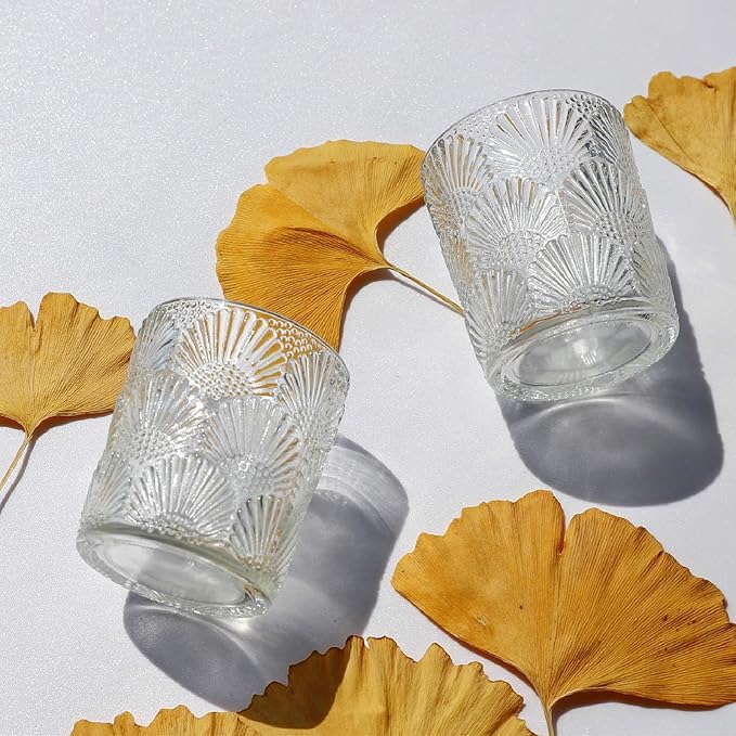 Woho 24pcs Clear Votive Candle Holders, Glass Tea Lights Candle Holder for Wedding Table Centerpiece, Vintage Tealight Candle Holder Decor for Anniversary, Bridal Shower Christmas Party