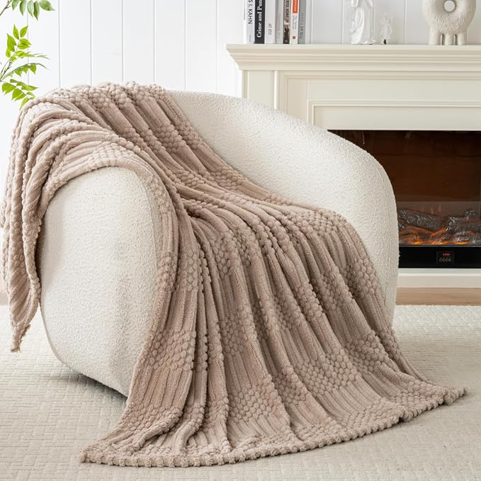 90x90 Inch Brown Queen Large Blanket - Image 4