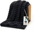 Bedsure Soft Twin Blanket for Bed Decor Gifts Black 60"x80" | Birthday Gifts by Unknown