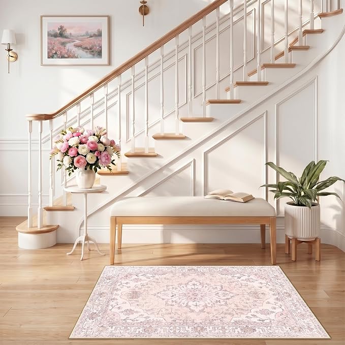 RELEANY Washable Area Rug, Small 2'6"x4', Water Repellent, Pet Friendly - Image 2