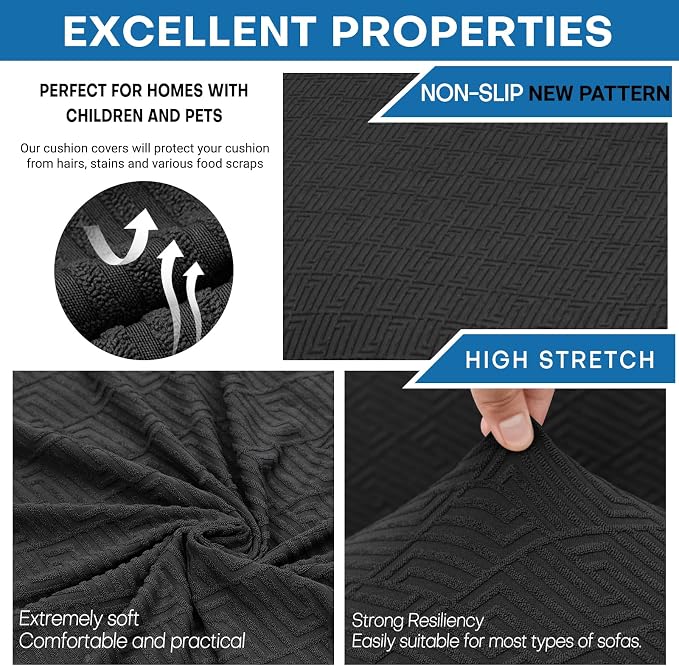 XINEAGE 2026 New 3 Pieces Couch Covers - Image 5